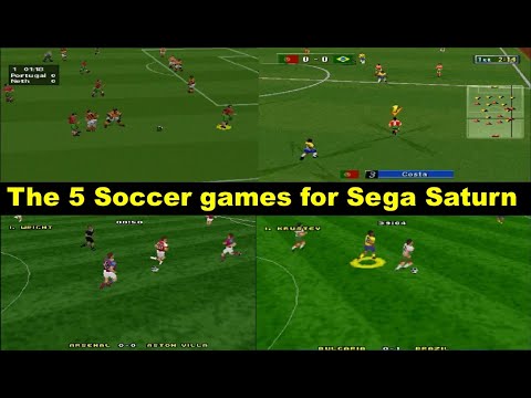 Screen de VR Soccer sur SEGA Saturn