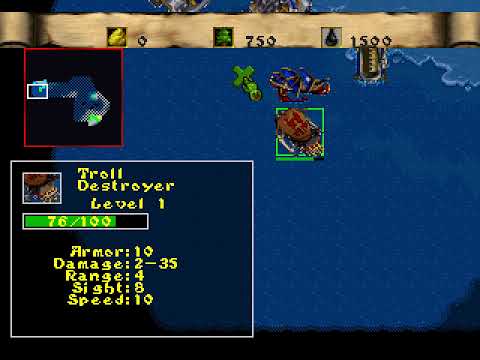 Warcraft II: The Dark Saga sur Sega Saturn