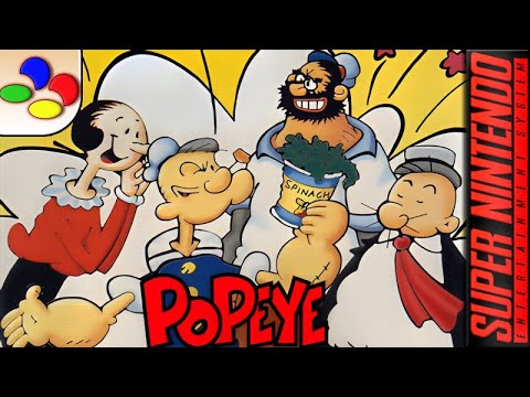 Screen de Popeye: Ijiwaru Majo Sea Hag no Maki sur Super Nintendo