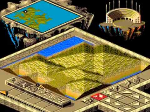 Screen de Populous II: Trials of the Olympian Gods sur Super Nintendo