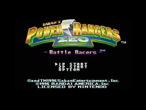 Power Rangers Zeo: Battle Racers sur Super Nintendo