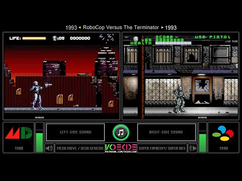 Illustration vidéo de RoboCop Versus The Terminator sur Super Nintendo