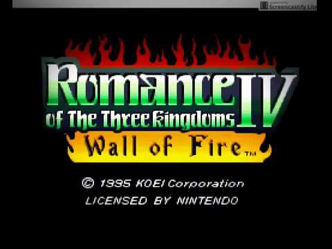 Illustration vidéo de Romance of the Three Kingdoms IV: Wall of Fire sur Super Nintendo