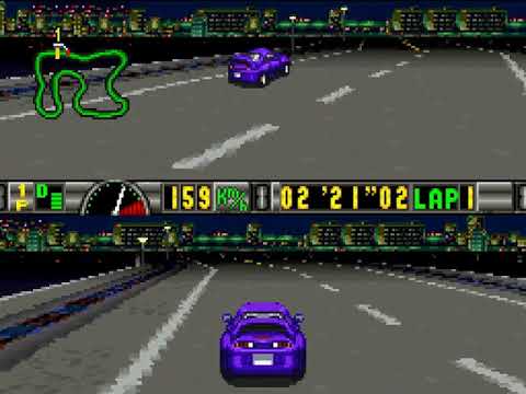Illustration vidéo de Shutokou Battle '94 Keichii Tsuchiya Drift King sur Super Nintendo
