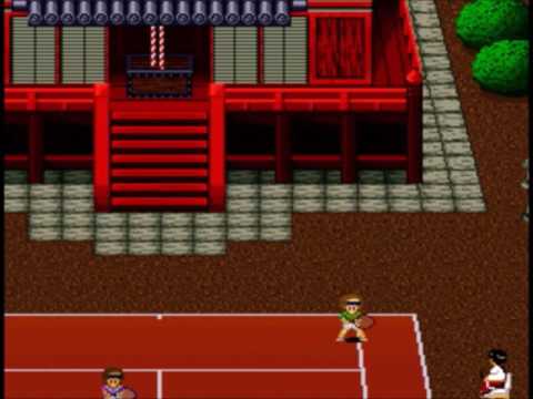 Smash Tennis sur Super Nintendo