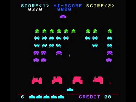 Screen de Space Invaders sur Super Nintendo