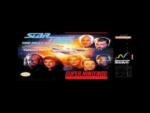Scène de jeu de Star Trek: The Next Generation – Future's Past sur Super Nintendo
