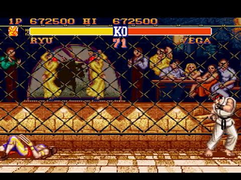 Aperçu du jeu Street Fighter II sur Super Nintendo