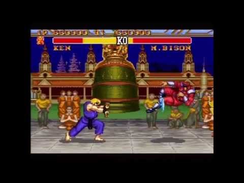 Capture de Street Fighter II sur Super Nintendo
