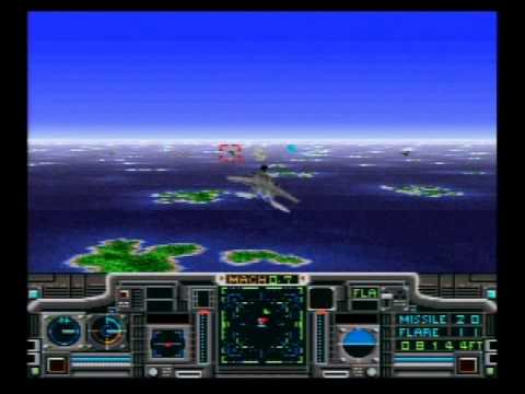 Scène de jeu de Super Air Diver 2 sur Super Nintendo