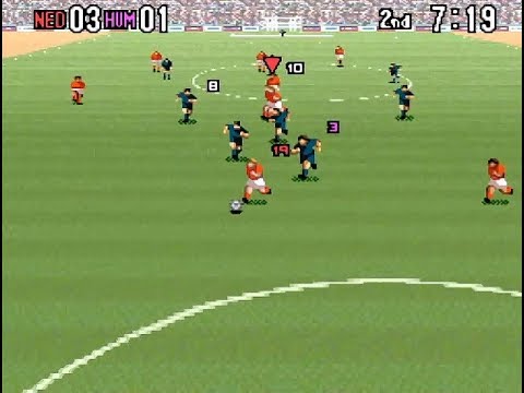 Screen de Super Formation Soccer 94 sur Super Nintendo