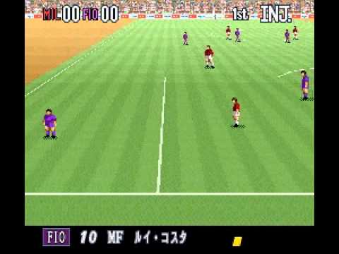 Screen de Super Formation Soccer 95: della Serie A sur Super Nintendo