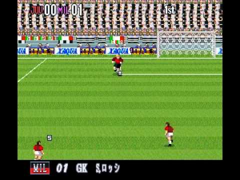 Screen de Super Formation Soccer 95: della Serie A: UCC Xaqua sur Super Nintendo