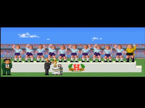 Screen de Super Formation Soccer II sur Super Nintendo