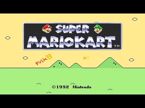 Capture de Super Mario Kart  sur Super Nintendo