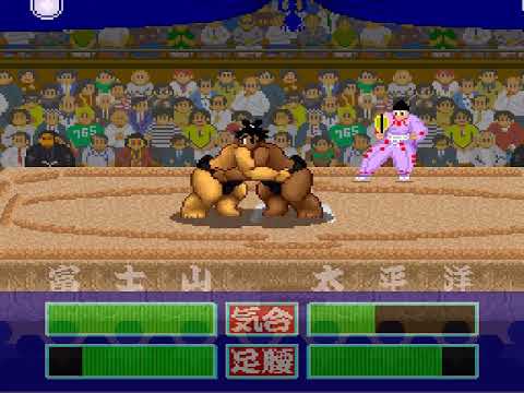 Illustration vidéo de Super Oozumou: Nessen Ooichiban sur Super Nintendo