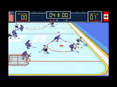 Screen de Brett Hull Hockey sur Super Nintendo