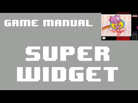 Scène de jeu de Super Widget sur Super Nintendo