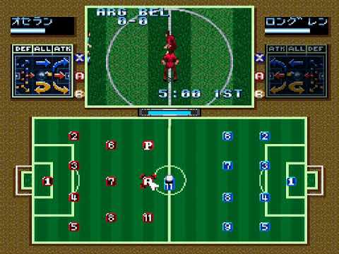 Tactical Soccer sur Super Nintendo