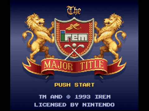 The Irem Major Title sur Super Nintendo
