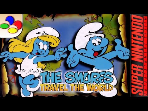 Screen de The Smurfs Travel The World sur Super Nintendo