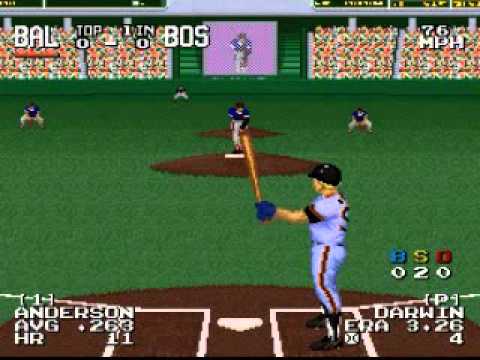 Screen de The Sporting News: Power Baseball sur Super Nintendo