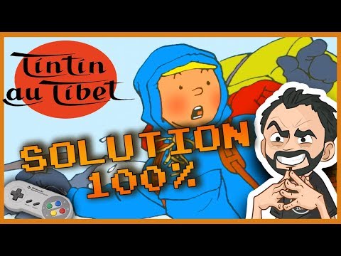 Screen de Tintin in Tibet sur Super Nintendo