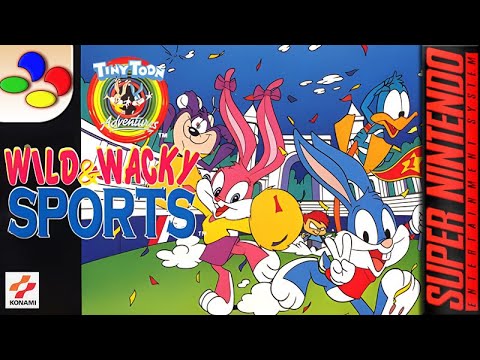 Tiny Toon Adventures: Wacky Sports Challenge sur Super Nintendo