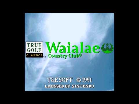 Screen de True Golf Classics: Waialae Country Club sur Super Nintendo