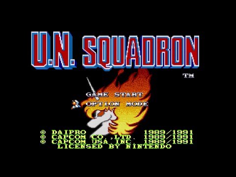 Screen de U.N. Squadron  sur Super Nintendo