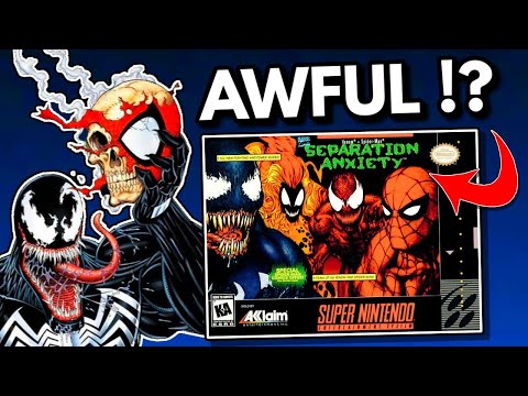 Screen de Venom/Spider-Man: Separation Anxiety sur Super Nintendo
