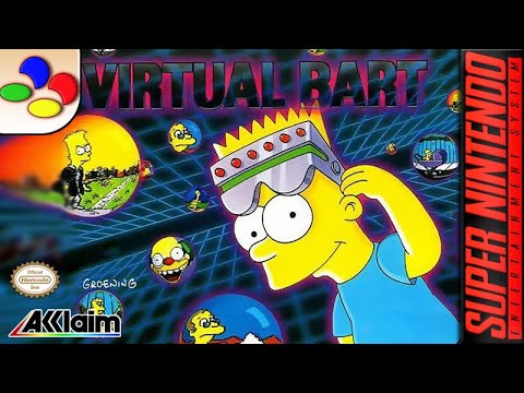 Screen de Virtual Bart sur Super Nintendo