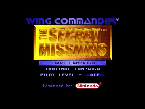 Screen de Wing Commander: The Secret Missions sur Super Nintendo