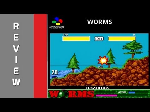 Screen de Worms sur Super Nintendo
