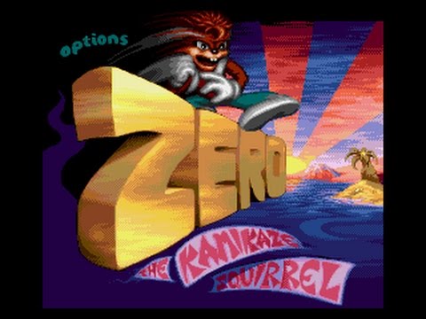 Zero the Kamikaze Squirrel sur Super Nintendo