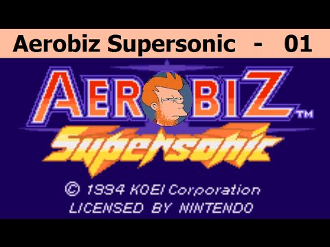 Illustration vidéo de Aerobiz Supersonic sur Super Nintendo