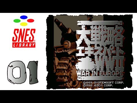 Daisenryaku Expert WWII: War in Europe sur Super Nintendo
