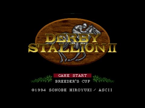 Derby Stallion II sur Super Nintendo
