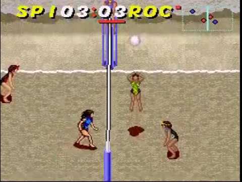 Screen de Dig & Spike Volleyball sur Super Nintendo