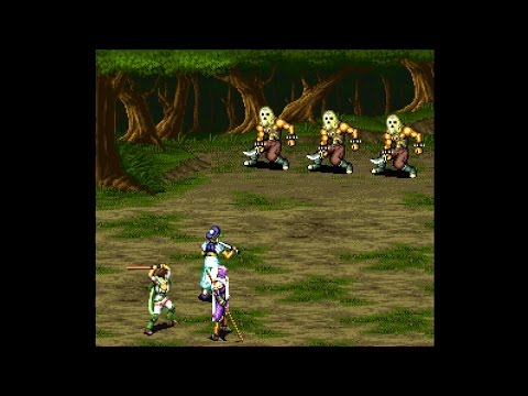 Scène de jeu de Dual Orb II sur Super Nintendo