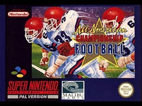 Photo de All-American Championship Football sur Super Nintendo