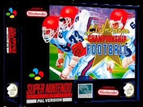 Image du jeu All-American Championship Football sur Super Nintendo