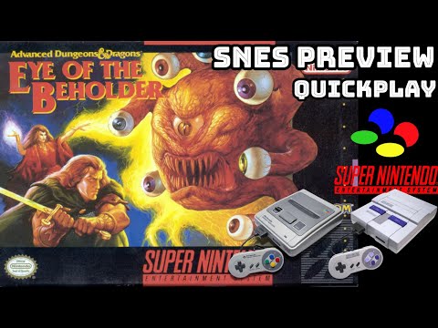 Aperçu du jeu Eye of the Beholder sur Super Nintendo