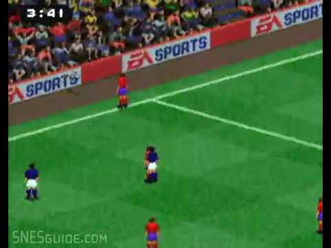 Screen de FIFA Soccer 96 sur Super Nintendo
