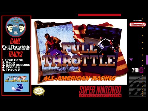 Screen de Full Throttle: All-American Racing sur Super Nintendo