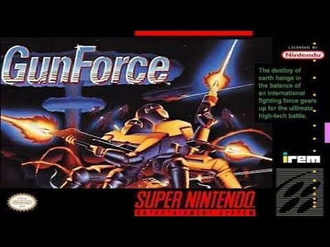 GunForce sur Super Nintendo