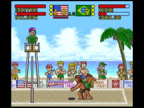 Inazuma Serve da!! Super Beach Volley sur Super Nintendo
