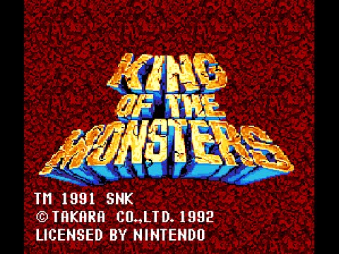 Screen de King of the Monsters sur Super Nintendo