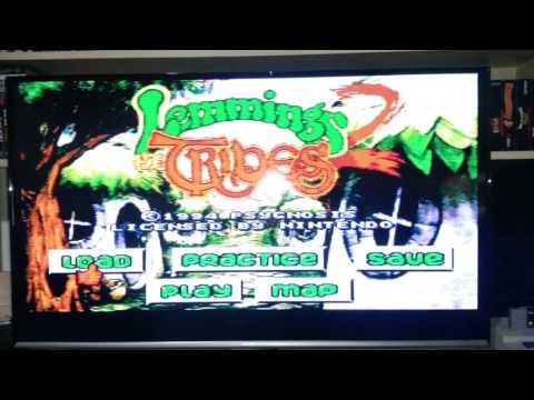 Screen de Lemmings 2: The Tribes sur Super Nintendo