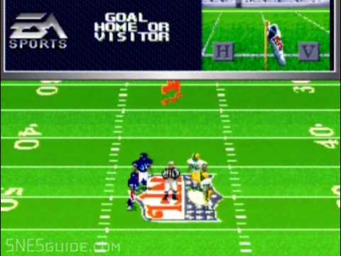 Screen de Madden NFL 98 sur Super Nintendo
